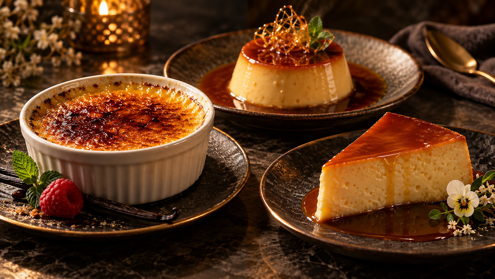 Colección premium de postres de natilla de Chef Jhasmil
